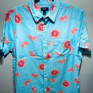 Urban Outfitters Blue Casual Button Down Shirt LG